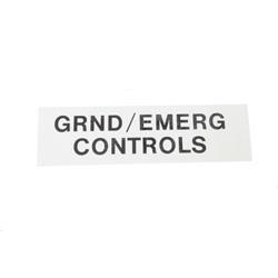Picture of Decal Nameplate Grnd Control