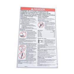 Picture of Decal Danger General Safe Tz34