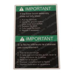 Picture of Decal Upright Level O/R (can)