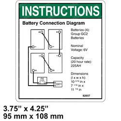 Picture of Decal - Notice Battery Connect