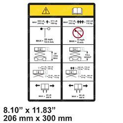Picture of Decal - Capacity 350kg