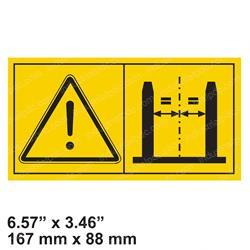 Picture of Decal - Caut. Fork Adjustment