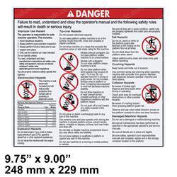 Picture of Decal Danger General Safety