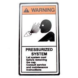 Picture of Warning Press. System Decal
