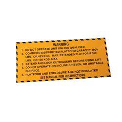 Picture of Decal - 140ep Instr Ext Pltf