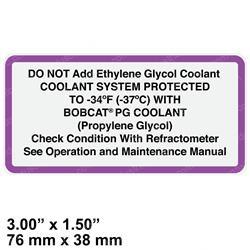 Picture of Decal- Do Not Add Ethylene Gly