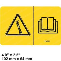 Picture of Decal - Tip Over Hazard