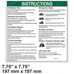 Picture of Decal-Oper Inst-Z40 Plat Aus