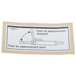 Picture of Decal Label Parking Brake