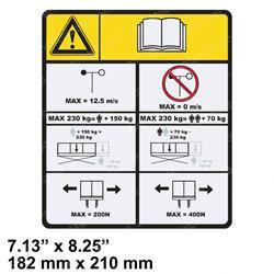 Picture of Decal-Capacity
