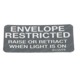 Picture of Decal - Envelope Restricted