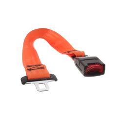Seat belt extension 12 inch orange