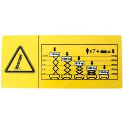 Picture of Decal - Danger Maxcap Ce Gs3384