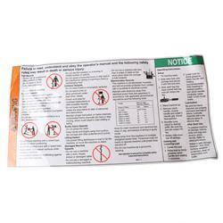 Picture of Decal Warning Safety/Set-Up