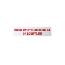 Picture of Decal - Citgo Aw Hyd Oil 68