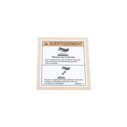 Picture of Decal, Burn Hazard, 2 Panel,
