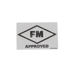 Picture of Decal - Fm Approved
