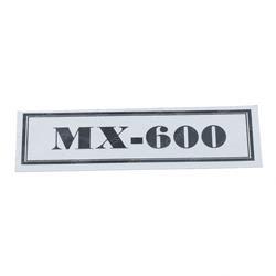 Picture of Decal Mx-600 Small