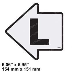 Picture of Decal - Left Arrow
