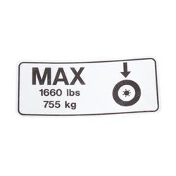 ew1dc54901 DECAL - TIRE MAX