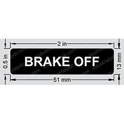 Picture of Decal Brake Off