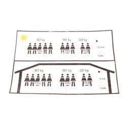 Picture of Decal - Ce 2591rt Capacity
