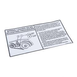 Picture of Decal - Spring Load Idler