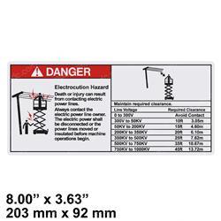 Picture of Decal Danger Elec Hazard