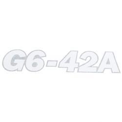 Picture of Decal - Model G6-42a