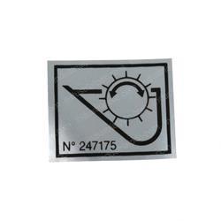 Picture of Decal / Aux Hyd Lock