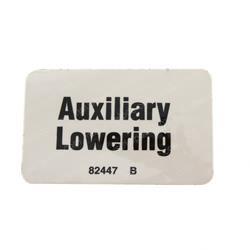 Picture of Decal - Aux Lowering