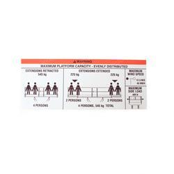 Picture of Decal - Platform Capacity  6092