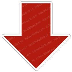Picture of Decal - Red Rear Arrow H25