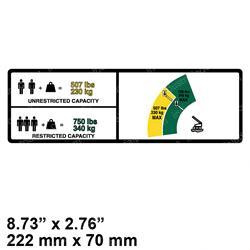Picture of Decal - Carrying Cap 230-340kg