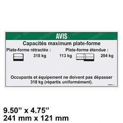 Picture of Decal Notice Maxcap 3246 Au/Ce