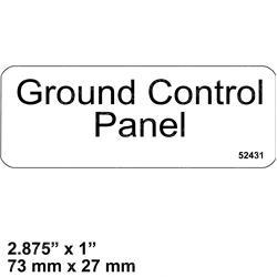 gn52431 DECAL - GRND CONTROL PANEL