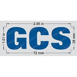 Picture of Decal - Gcs