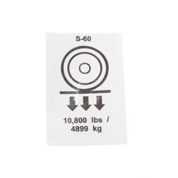 Picture of Decal Label Wheel Load S60
