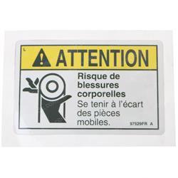 Picture of Decal Caution Moving Parts