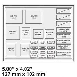 Picture of Decal - Fuse Rela