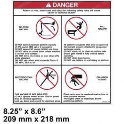 Picture of Decal - Safety Warning