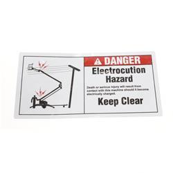 Picture of Decal Danger Elec Haz Stay Clr