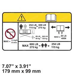 Picture of Decal - Capcity Indoor Only