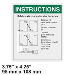 Picture of Decal Notice Battery Connect