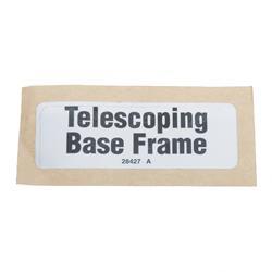 Picture of Decal Telsescoping Base Frame