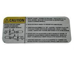 Picture of Decal - Caution Brake