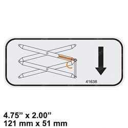 Picture of Decal - Instr Safety Arm