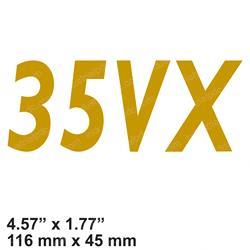Picture of Decal - Model 35vx Gold/Yellow
