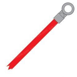 Picture of Leadhead - 1/0 Red 5 Ft Str