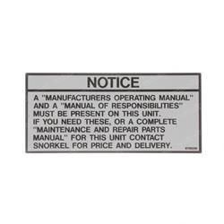 Picture of Decal - Oper. Instr